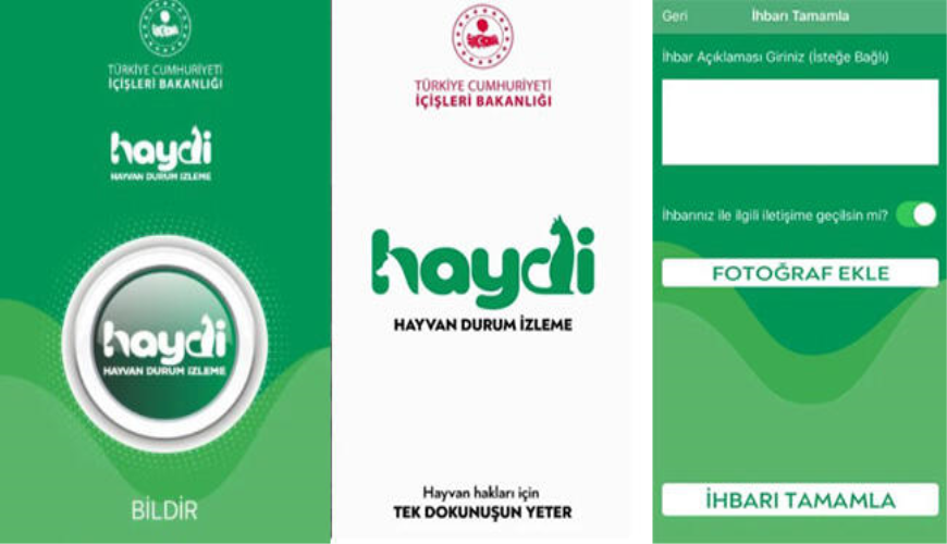 Haydi uygulaması nedir? Hayvan durum izleme bu uygulamada!